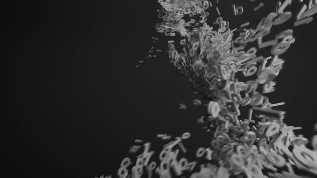  00:07 | 00:16 1&times;  A Binary Storm. 4K UHD animation with a technology theme.