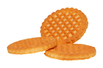 Group of cookies on a white background