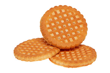 Group of cookies on a white background