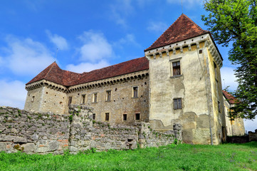Fototapeta na wymiar Castle outside of Ljubljana, Slovenia.
