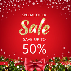 Sale Xmas Poster