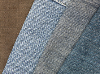 Closeup jeans texture background,Vintage denim jeans