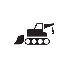 excavator icon illustration