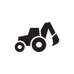 excavator icon illustration
