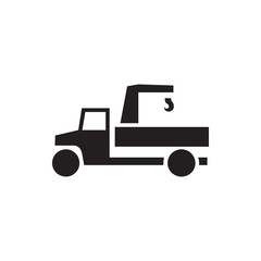 concrete mixer icon illustration