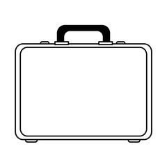 portfolio briefcase isolated icon vector illustration design