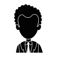 elegant businessman avatar character vector illustration design