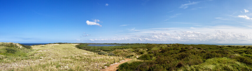 Fototapeta premium Hammersee auf der ostfriesischen Nordseeinsel Juist in Deutschland, Europa.