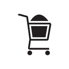 shopping cart icon illustration