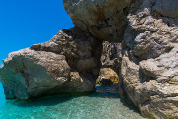 Coastline at the Greece