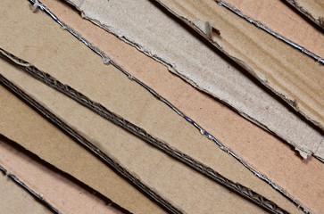 Background of paper textures piled ready to recycle. A pack of old office cardboard for recycling...