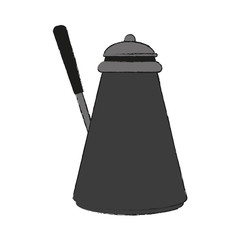 Coffe kettle isolated icon vector illustration graphic design