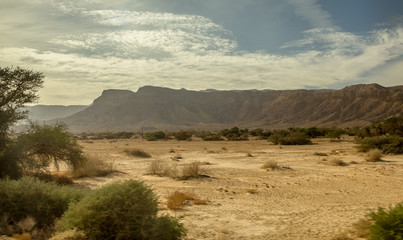 The Negev Desert. Mountain landscapes. Israel Middle East.