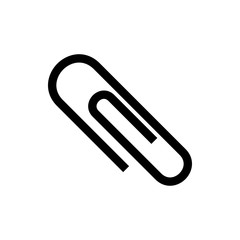 paper clip icon illustration