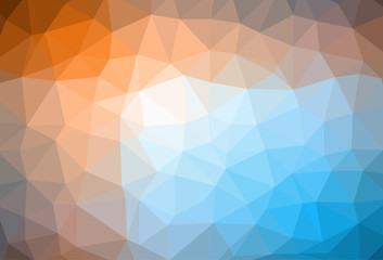 Low Poly abstract background with colorful triangular polygons
