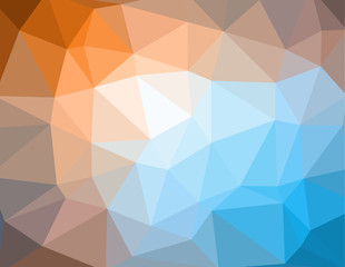 Obraz premium Low Poly abstract background with colorful triangular polygons