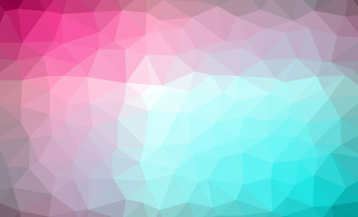 Low Poly abstract background with colorful triangular polygons