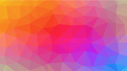 Obraz premium Low Poly abstract background with colorful triangular polygons