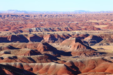 painted desert in petrified forest NP