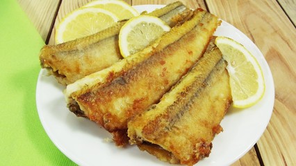Roasted fish .smelt.Bon appetite.