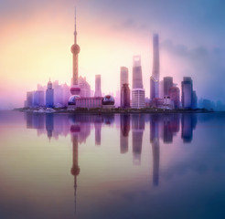 Shanghai skyline cityscape