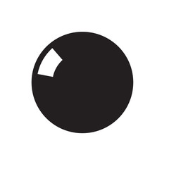 bowling ball icon illustration