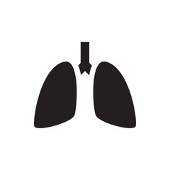 lungs icon illustration