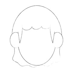 Woman cartoon avatar icon vector illustration graphic design