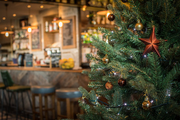 Christmas Restaurant Tree