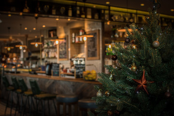 Christmas Restaurant Tree