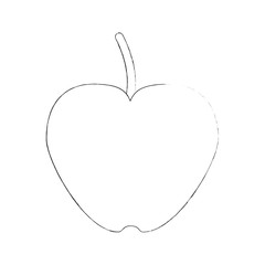 Apple delicious fruit icon vector illustration graphic design