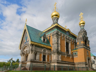 Fototapeta na wymiar Russische Kapelle Darmstadt