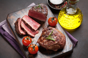Grilled fillet steak