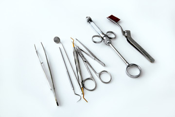 dental equipment white metal clinic dentist