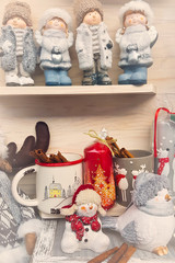 Christmas decoration with Santa Claus