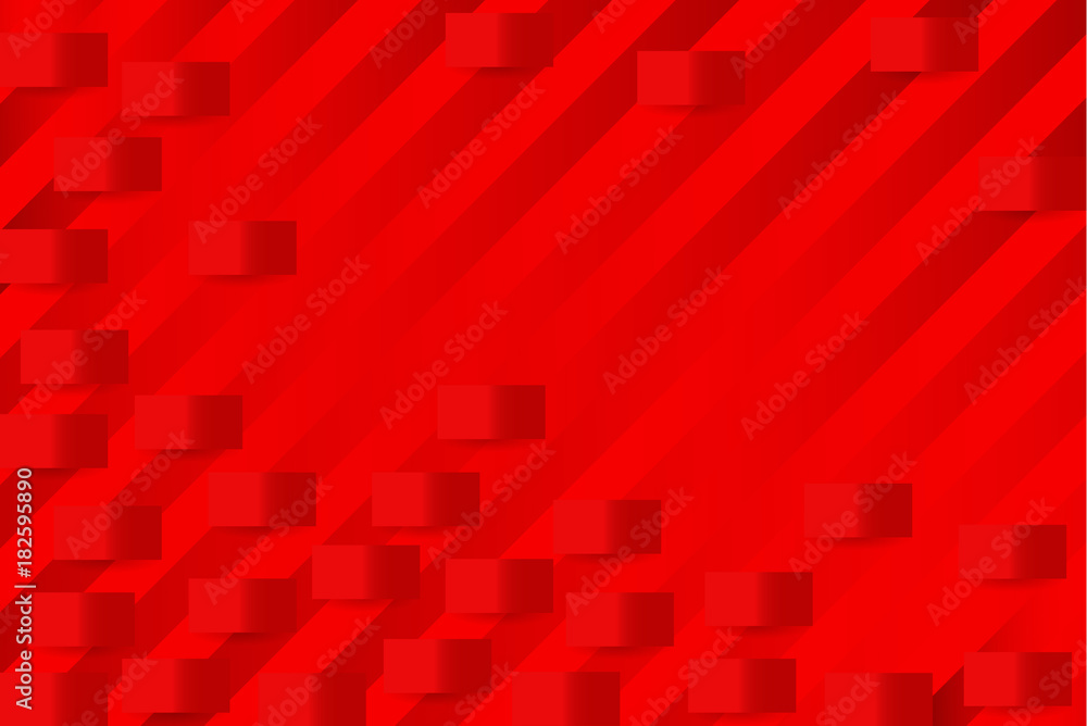 Poster abstract 3d rectangular shapes with shadow. modern vector background illustration.