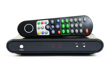 Receiver for satellite and remote control