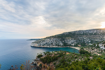 Coastline in Thassos island, greece