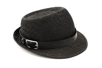 Trendy stylish men hat isolated on white background