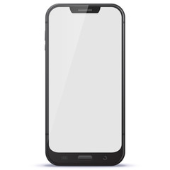 Mobile Phone Vector illustration isolated on white background.