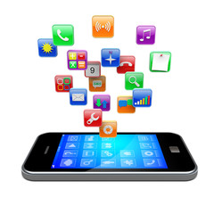 Smartphone apps icons