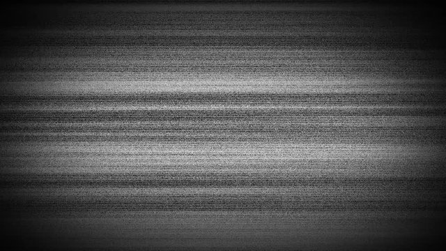 Static tv noise caused by bad signal reception, black and white