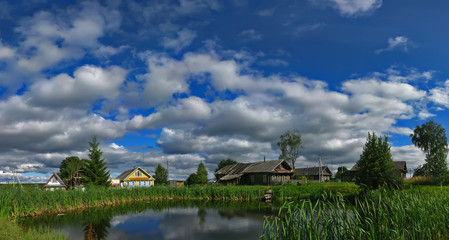 Obraz premium Village day