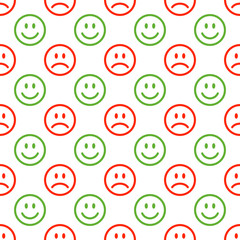 Seamless emoji pattern