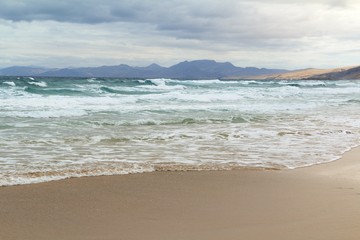Fototapeta na wymiar Cofete beach in Fuerteventura, Canary Islands