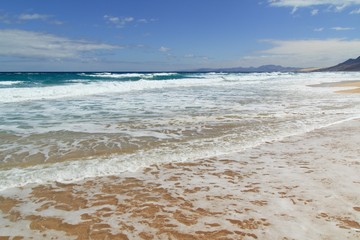 Cofete beach in Fuerteventura, Canary Islands
