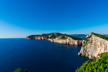 Sea landscape in Lefkada island