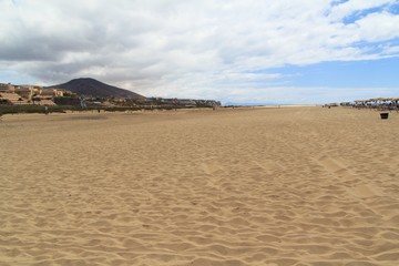 Beach in Morro Jable, Fuerteventura- Canary Islands