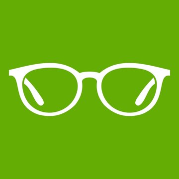 Glasses icon green
