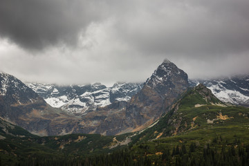 Koscielec peak in Tatra mounrains, Poland